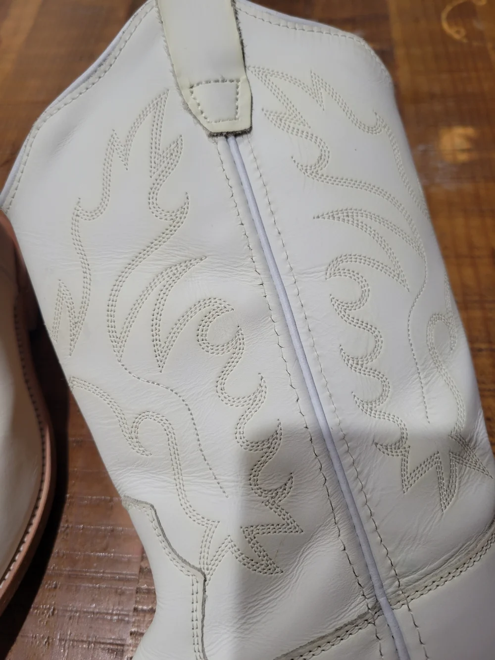 Old West Kids' White Snip Toe Cowboy Boots SIZE 3